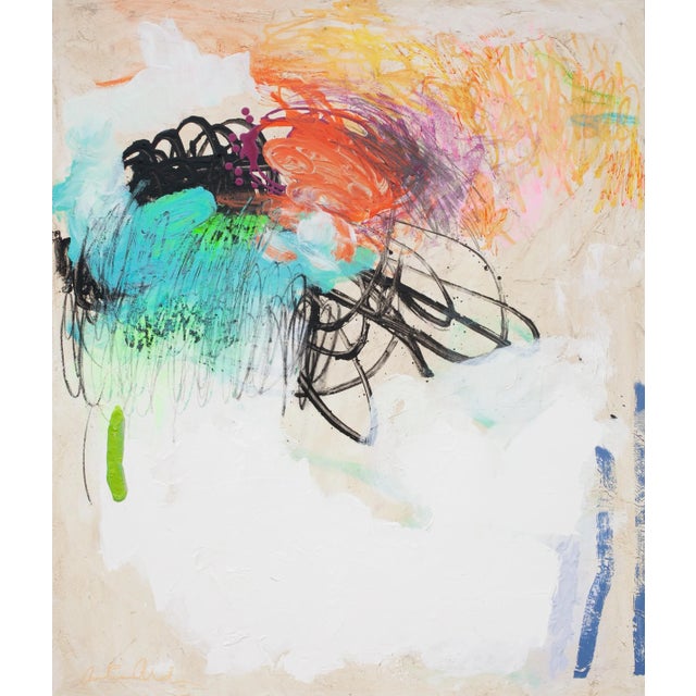 Contemporary Abstract Acrylics/Mixed Media on Canvas "Tt" by Carolina Alotus For Sale - Image 6 of 7