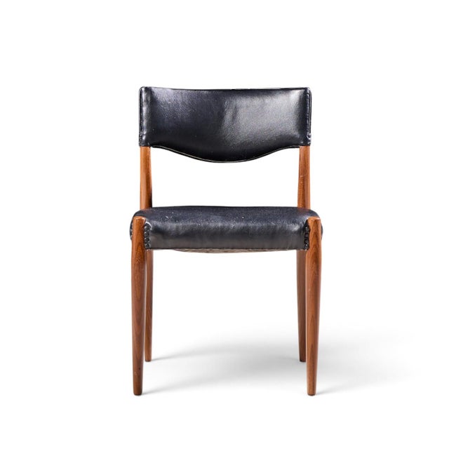 Mid 20th Century Ejner Larsen & Aksel Bender-Madsen for Willy Beck Mid Century Danish Teak Dining Chairs - Set of 6 For Sale - Image 5 of 17