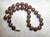 Metal Pietersite Beaded Necklace With Sterling Silver Pietersite Clasp, 19" For Sale - Image 7 of 8