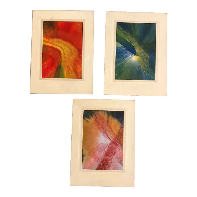 1960’s Original Spin Art Paintings-Set of 3 For Sale