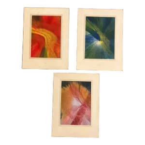 1960’s Original Spin Art Paintings-Set of 3