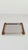 Brown Postmodern Tray in Steel and Veneered Plywood, 1980s For Sale - Image 8 of 18