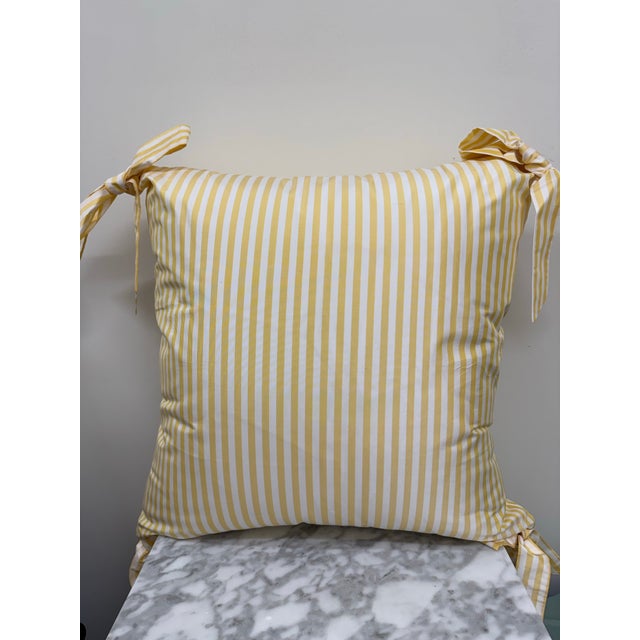 Silk Bow Pillows For Sale - Image 4 of 6