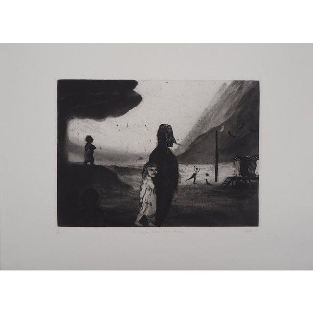 Richard Davies, from the Destiny of a Small Carnival, Original Etching For Sale - Image 8 of 8