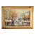 Early 1900s Roberte Chevalier Large City of Paris Oil Painting For Sale