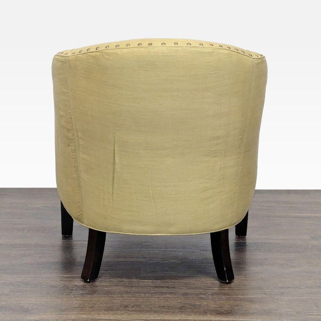 2010s Cisco Brothers Green Lounge Chair With Nailhead Trim For Sale - Image 5 of 8