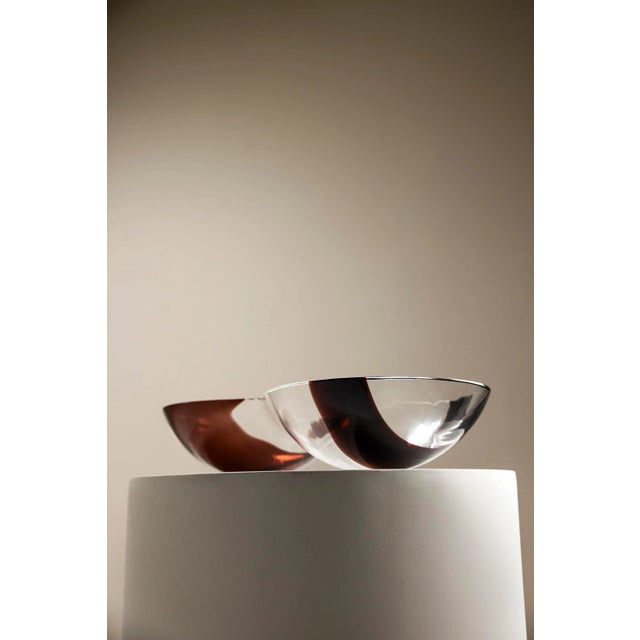 Mid-Century Modern Mod. S505 Transparent Glass Bowl by Carlo Nason for Mazzega, 1970s For Sale - Image 3 of 10