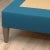 Mid-Century Modern Stephen Sills Custom Made Bed Frame With Kvadrat Fabric For Sale - Image 3 of 5