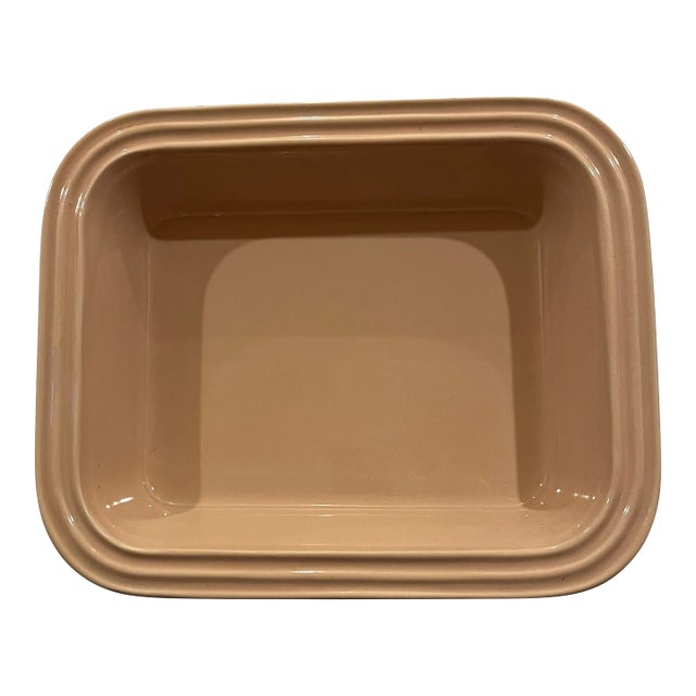 Vintage Le Creuset Cobalt Blue Baking Dish For Sale