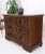 Wood 3 Dovetail Drawers Heavily Carved Wooden Pulls Rope Edge Bachelor Chest Dresser For Sale - Image 7 of 13