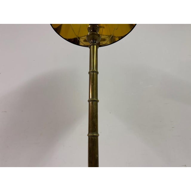 Early 20th Century Brass Floor Lamp, 1890s For Sale - Image 5 of 10