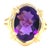 18ct Yellow Gold Amethyst Ring 6.70ct 5.67g, Size 7 For Sale