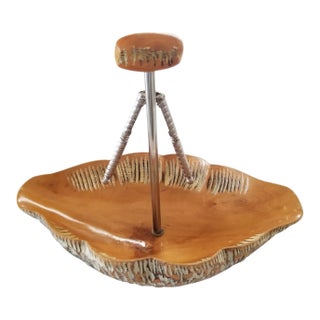 1960s Milan Macabo Cusano Aldo Tura Wood Nutcracker Bowl For Sale