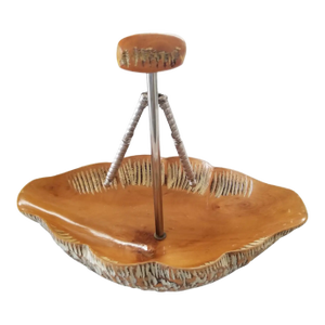 Macabo Cusano Aldo Tura Wood Bowl Nutcracker Set 1960s Milan