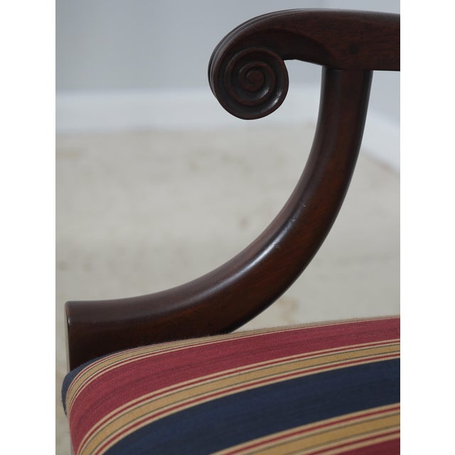 Kittinger Historic Newport Tall Back Mahogany Armchair For Sale - Image 13 of 18
