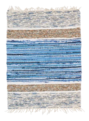 Scandinavian Hand Woven Rag Rug