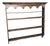 19th Century Oak Plate Rack With Shaped Frieze For Sale