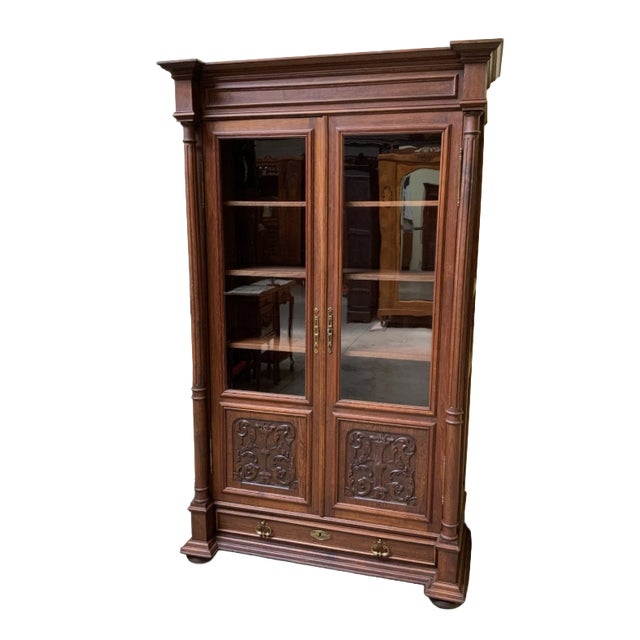 Antique Gründerzeit Display Bookcase, 1880 For Sale