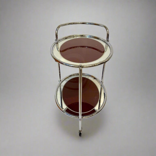 1930s Art Deco Period Two Tier Serving Cart France For Sale - Image 14 of 18