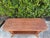 Vintage Palm Beach Handwoven Natural Rattan Console Table For Sale - Image 13 of 15