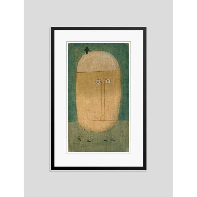 Mask of Fear Museum of Modern Art, New York 1932. Oil on burlap. 100x57cm by Paul Klee. A. Burkatovski/Fine Art...