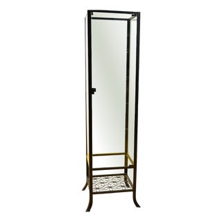 Display Case with Transparent Metal Structure For Sale