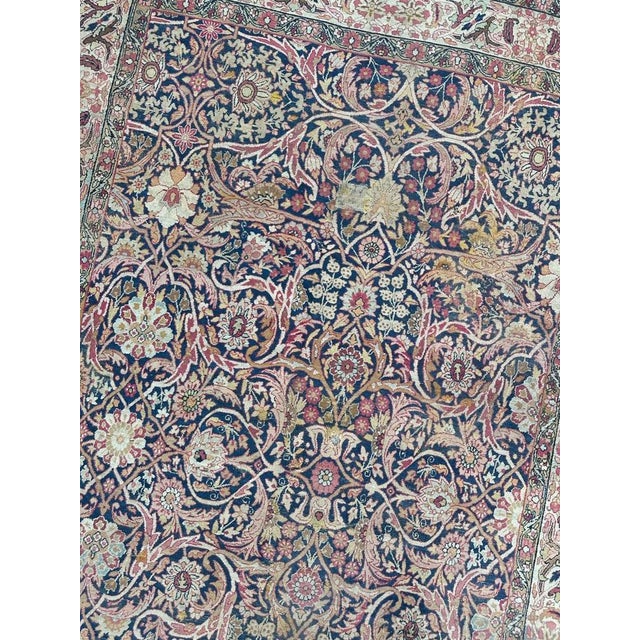 Lavar Kirman Rug, 1890s For Sale - Image 3 of 18