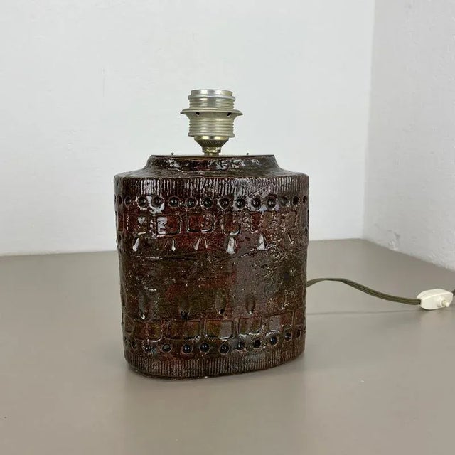 Article: ceramic table light base producer: attributed to bitossi, italy decade: 1970s this original vintage ceramic...