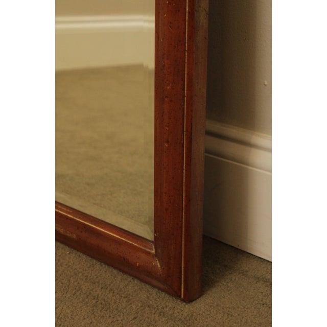 Wood 1980s Vintage Henredon Pine Frame Mirror For Sale - Image 7 of 13