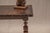 Exceptional console table of Spanish or Portuguese origin, featuring an intricately turned wooden base and a beautifully...