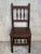 Early 20th Set of Four Spanish Carved Chairs with Wood Seat For Sale - Image 17 of 18