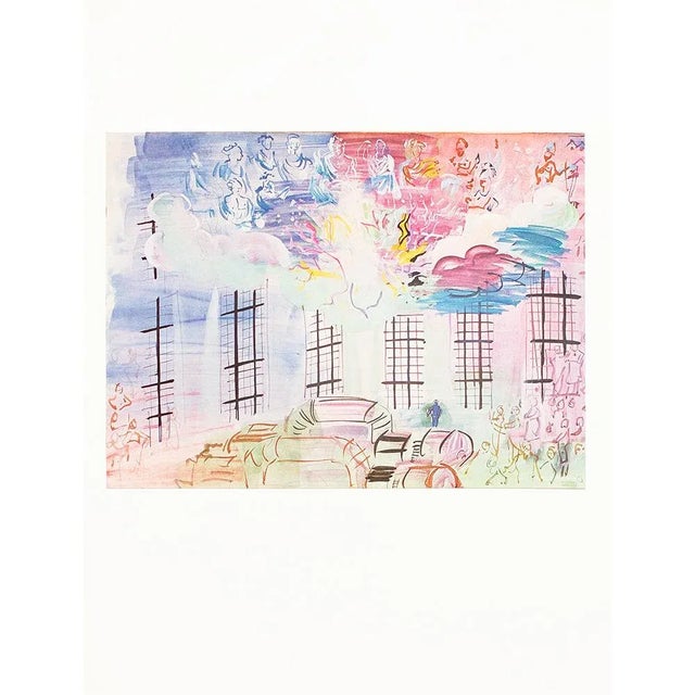 1970 After Raoul Dufy "Electricité", Full-Color Parisian Print For Sale