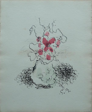 Georges Braque, Le vase, Lithograph