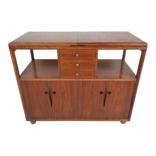 1950s Mid-Century Modern Bar Cart Buffet Server by Edmond Spence For Sale