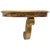 Carved Giltwood Wall Mount Console Shelf For Sale