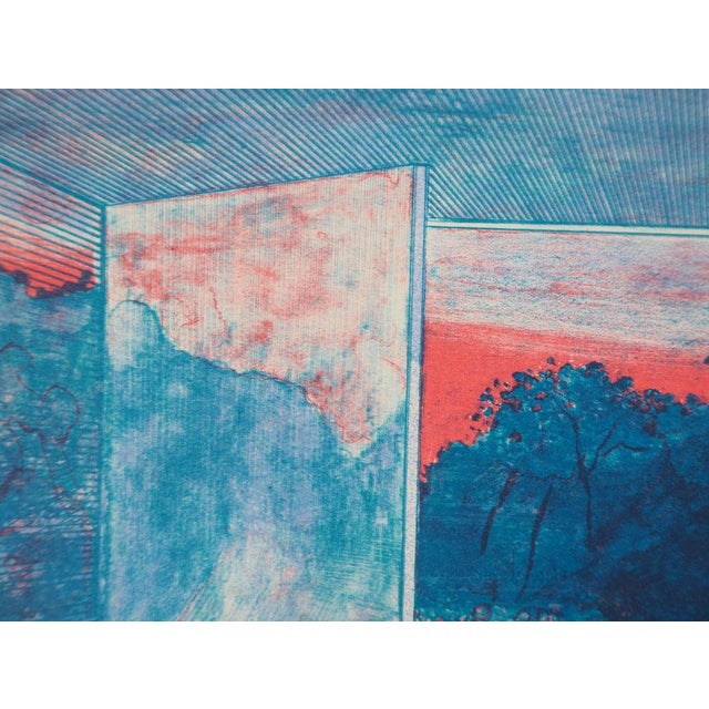 Pierre Garcia-Fons, View from the Window, Lithograph For Sale - Image 6 of 9