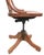 Late 19th Century Victorian Oak Swivel Desk Chair For Sale - Image 13 of 14