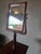 American Victorian Gentleman's Shaving Vanity Mirror with Stand in Mahogany, 1909 For Sale - Image 4 of 11