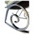 Mid-Century Hollywood Regency Style Polished Nickel Scroll Rocking Chair For Sale - Image 11 of 12