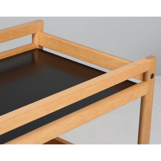 Børge Mogensen Vintage Tray Table by Børge Mogensen for Fredericia, 1970s For Sale - Image 4 of 7