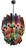 Murano Glass Elena Model Chandelier in the style of Venini Style, 1990 For Sale