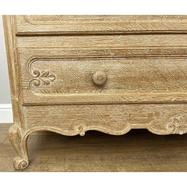 Vintage French Louis Oak Chest of 2 Drawers For Sale - Image 6 of 17