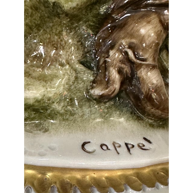 Porcelain Lady with Birds by Giuseppe Cappè for Capodimonte, 1970s For Sale - Image 9 of 13