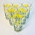 1970s 1970s Vintage Boho Chic Daffodils Jane Lynn Glassware - Set of 6, After Georges Briard For Sale - Image 5 of 14