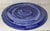 1990s Vintage Italian Ceramic Serving Platter with Yellow-Green Apples on a Blue Background, 1996 For Sale - Image 5 of 7