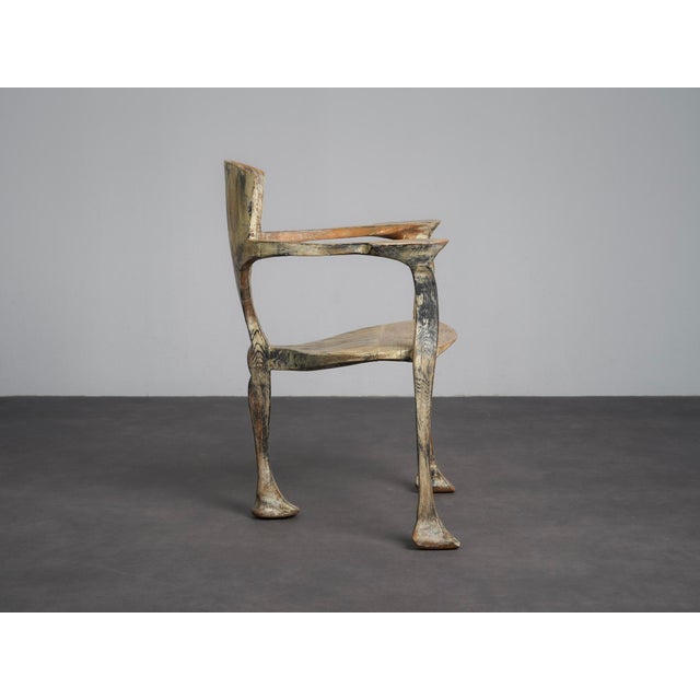 Modern Ginkgo Biloba Sculptural Armchair from Joop Evers and Frans Bolscher, Netherlands, 1992 For Sale - Image 3 of 12