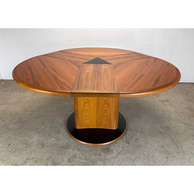 Danish Modern Expanding Model Dc06 "Lotus" Dining Table in Teak by Skovby Møbelfabrik, Denmark, C. 1970's For Sale - Image 11 of 12
