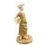 Gilt Porcelain Hadley Model 1774 Figure of Girl with Bowl from Royal Worcester, 1954 For Sale - Image 6 of 12