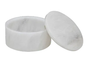 White Marble Keepsake Box