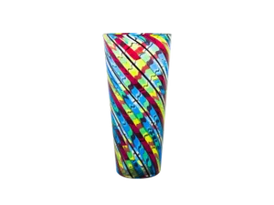 Hand Blown Murano Glass Astrazione Vase by Angelo Ballarin